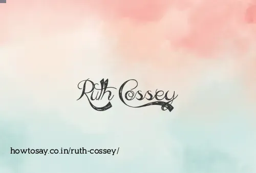 Ruth Cossey