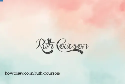 Ruth Courson