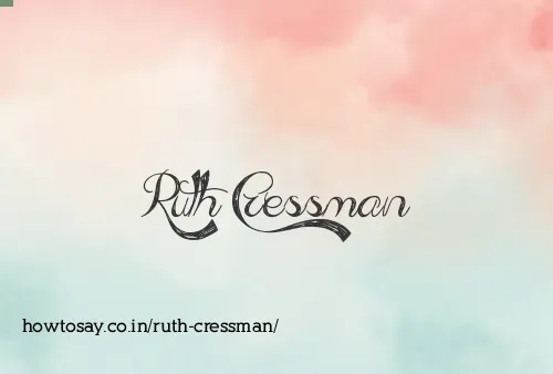 Ruth Cressman