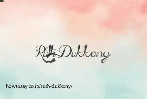 Ruth Dukkony