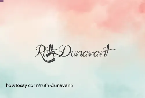 Ruth Dunavant