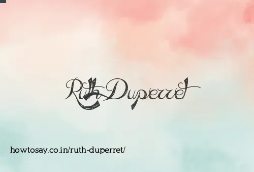 Ruth Duperret