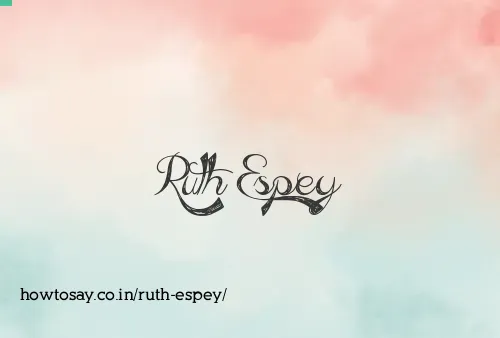 Ruth Espey
