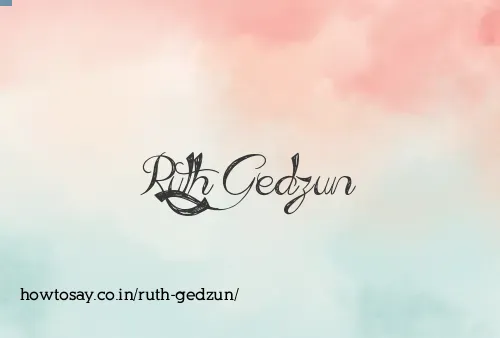 Ruth Gedzun