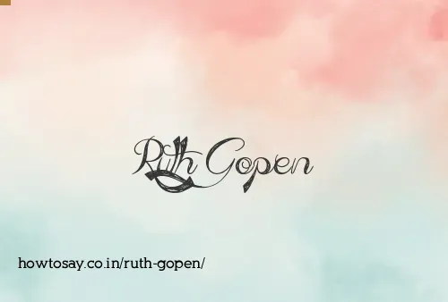 Ruth Gopen