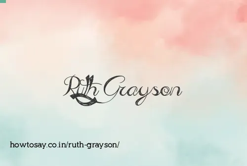 Ruth Grayson