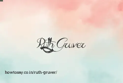 Ruth Gruver