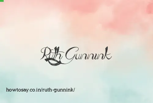 Ruth Gunnink