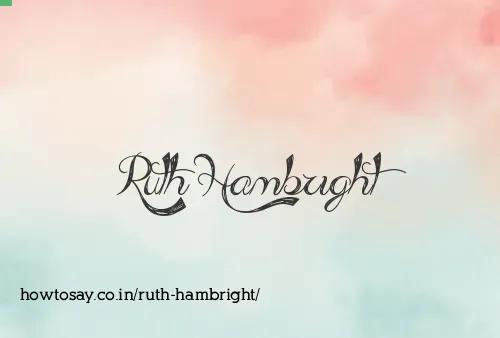 Ruth Hambright