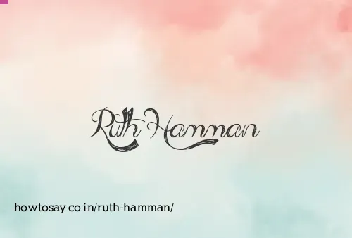Ruth Hamman