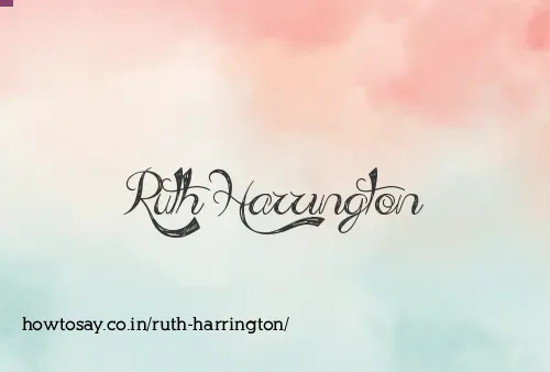 Ruth Harrington