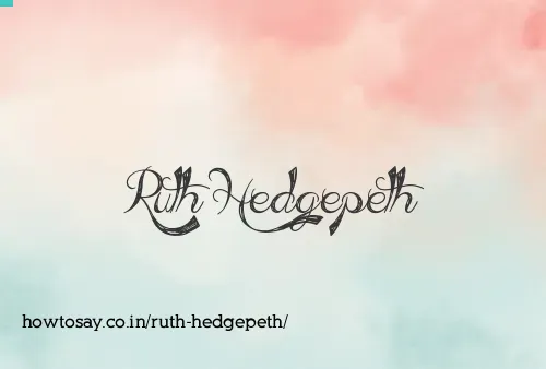 Ruth Hedgepeth