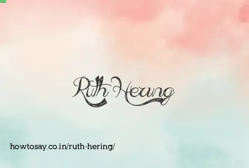 Ruth Hering