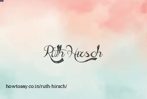 Ruth Hirsch