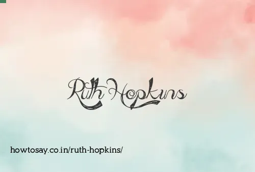Ruth Hopkins