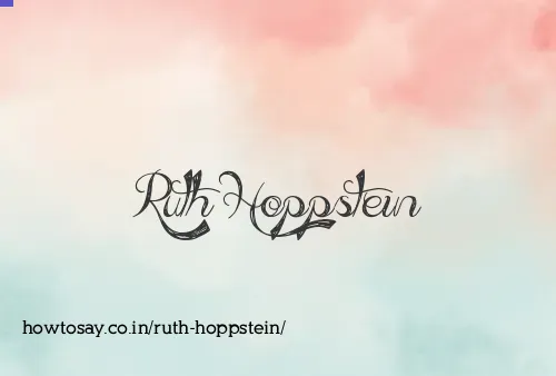 Ruth Hoppstein