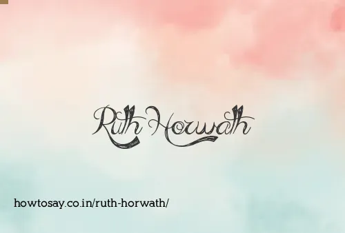 Ruth Horwath