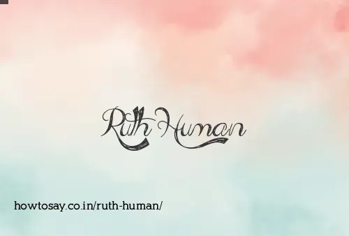 Ruth Human