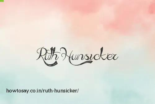 Ruth Hunsicker