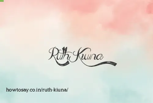 Ruth Kiuna