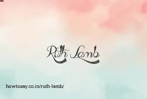 Ruth Lamb