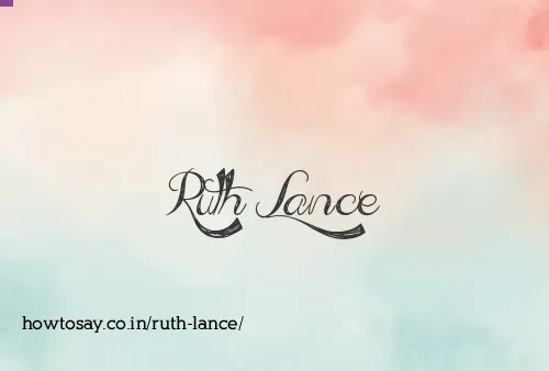 Ruth Lance