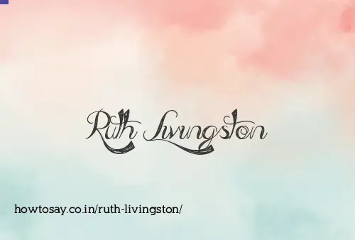 Ruth Livingston
