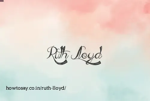 Ruth Lloyd