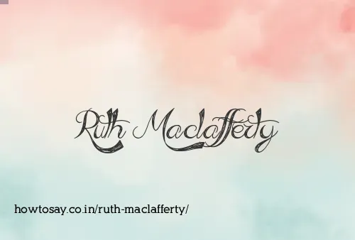Ruth Maclafferty