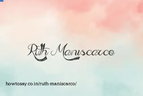 Ruth Maniscarco