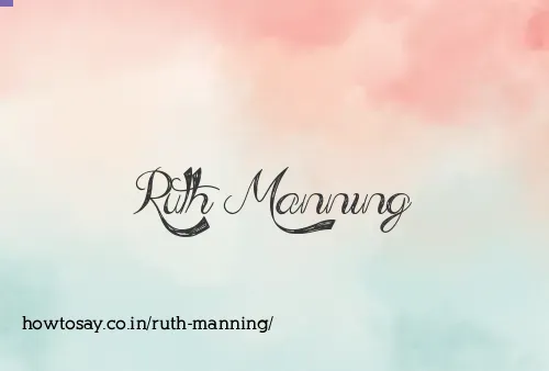 Ruth Manning