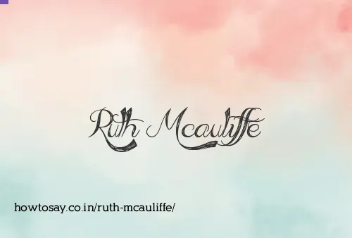 Ruth Mcauliffe