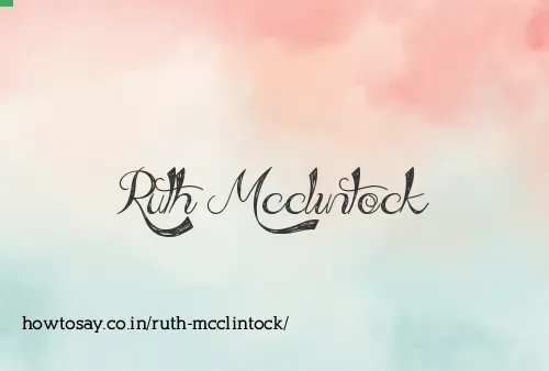 Ruth Mcclintock