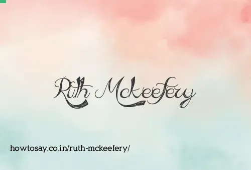 Ruth Mckeefery