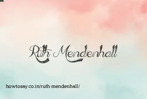 Ruth Mendenhall