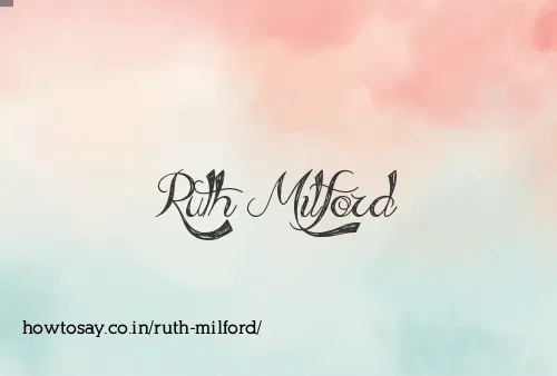 Ruth Milford