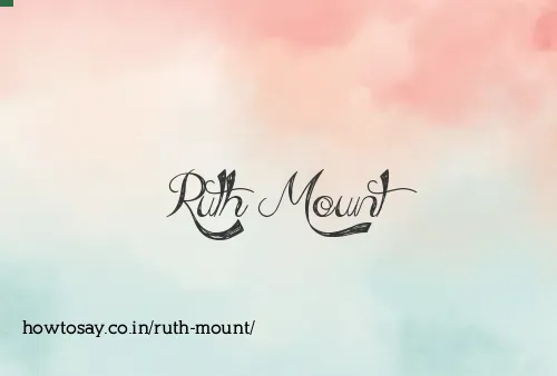 Ruth Mount
