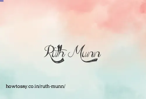 Ruth Munn