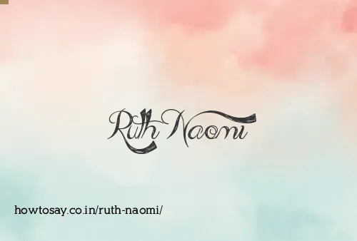 Ruth Naomi