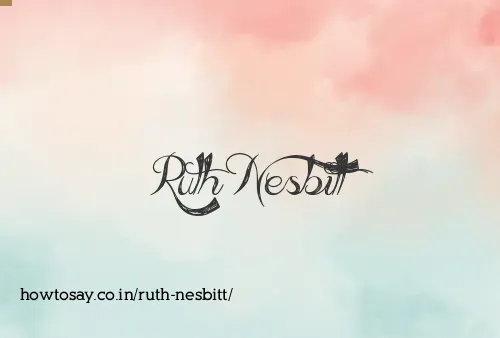 Ruth Nesbitt