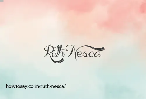 Ruth Nesca
