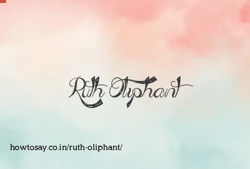 Ruth Oliphant