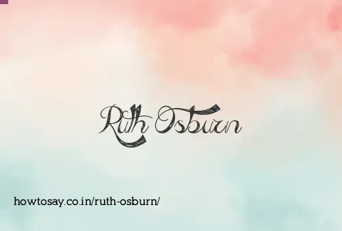 Ruth Osburn