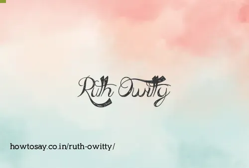 Ruth Owitty