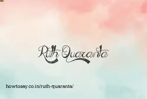 Ruth Quaranta
