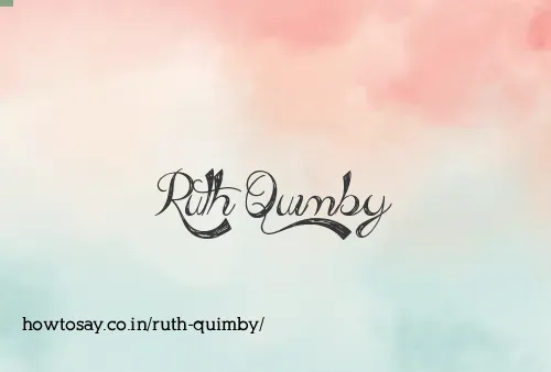 Ruth Quimby