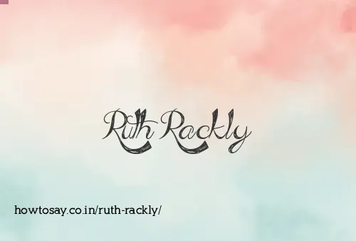 Ruth Rackly