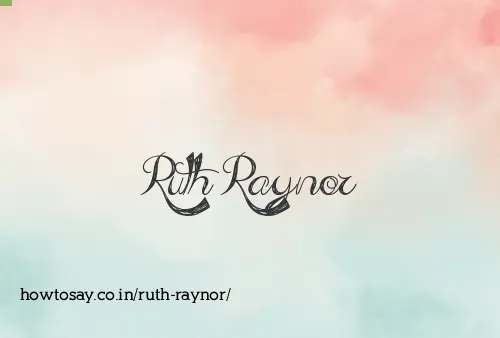 Ruth Raynor