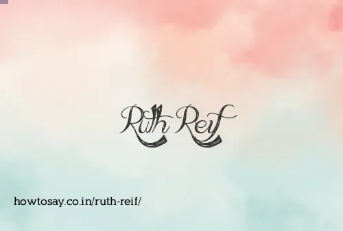 Ruth Reif