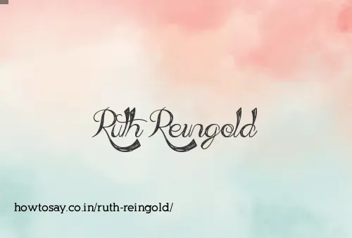 Ruth Reingold